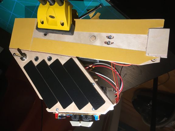 Controller wing in development, front side